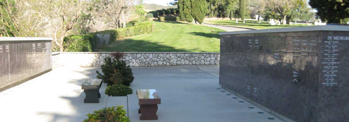 Picture of Wall Niches at San Gorgonio Cemetery.